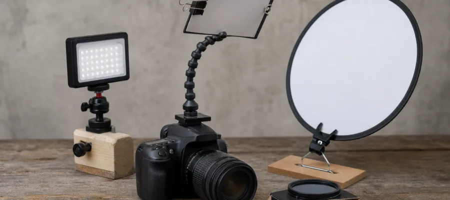 Digitalkamera: Kreative DIY-Zubehoer, Halterungen und Foto-Props selber machen