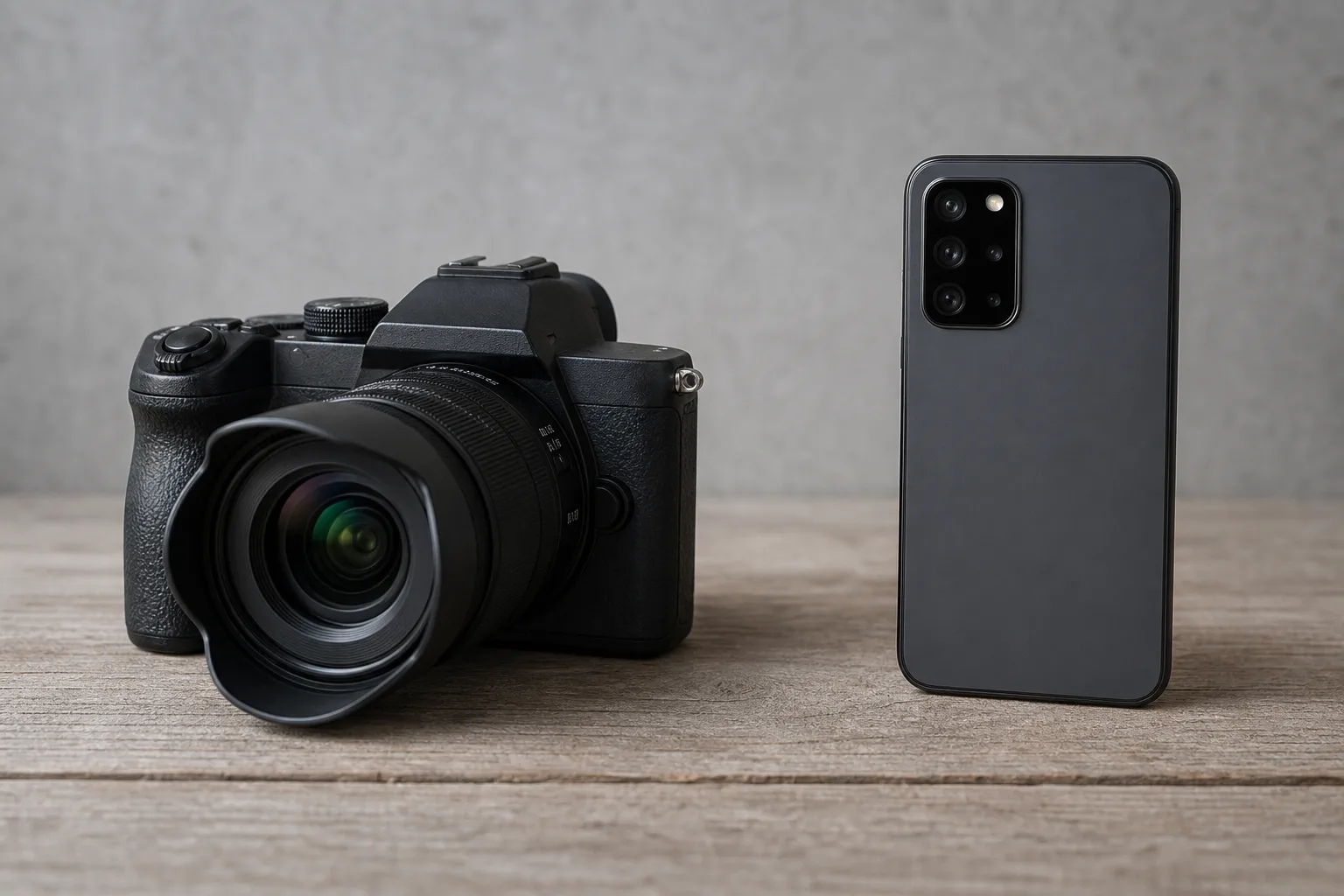 Vorteile einer Digitalkamera gegenueber Smartphone-Kamera beim Kauf